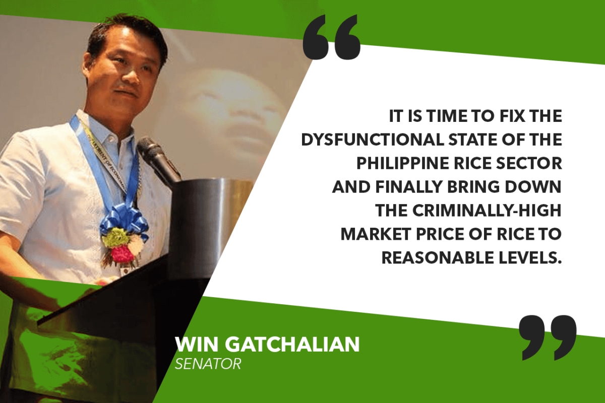RICE TARIFFICATION BILL TO BRING RELIEF TO FILIPINO CONSUMERS – GATCHALIAN