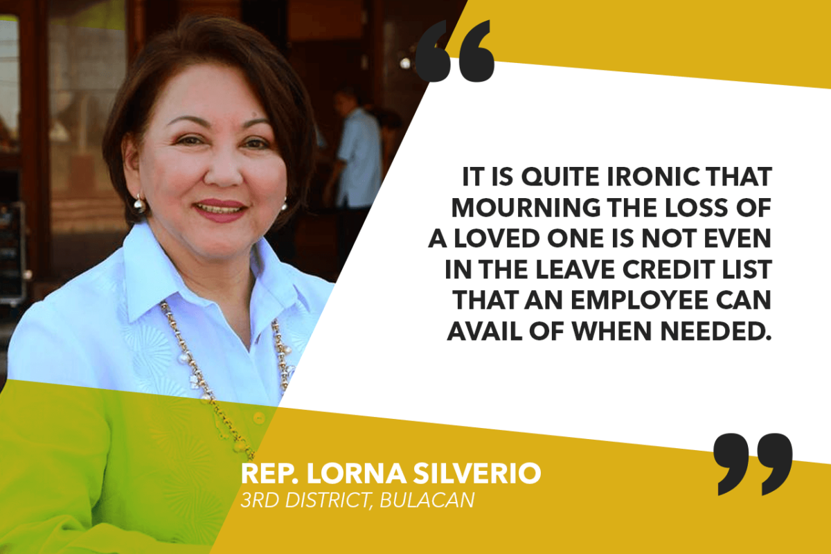 HOUSE TACKLES 5 BILLS GRANTING BEREAVEMENT LEAVE FOR GOV’T AND PRIVATE SECTOR WORKERS – SILVERIO