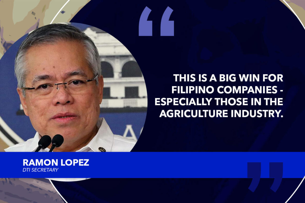 THE PHILIPPINES EXCEEDS SALES FORECAST IN CHINA EXPO – LOPEZ