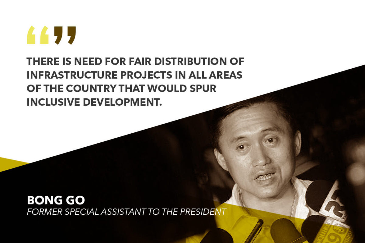 PUSH FOR RURAL DEVELOPMENT TO DECONGEST METRO MANILA – GO