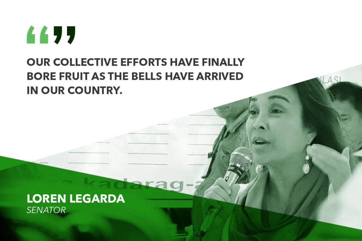 RETURN OF BALANGIGA BELLS IS A SIGN OF GOODWILL, SOLIDARITY – LEGARDA