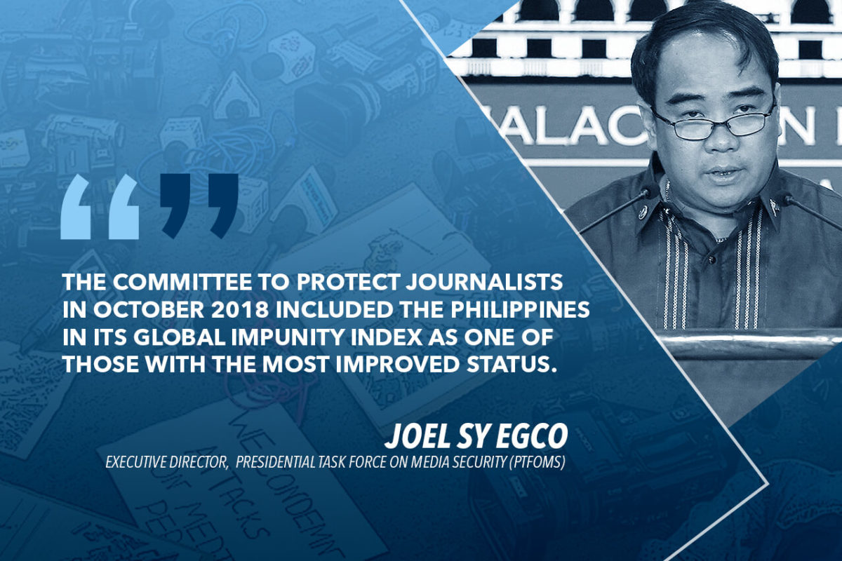 DRIVE TO PROTECT JOURNALISTS TO CONTINUE – SY EGCO