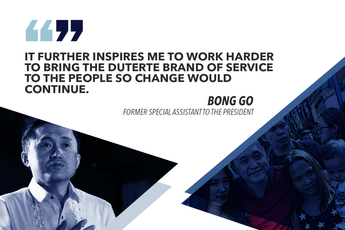 LANDING IN PULSE ASIA SURVEY’S MAGIC 12 INSPIRES ME TO WORK HARDER – GO