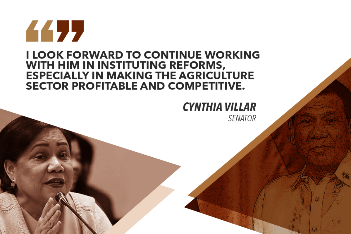I AM HUMBLED, HONORED TO HAVE DUTERTE’S ENDORSEMENT – VILLAR