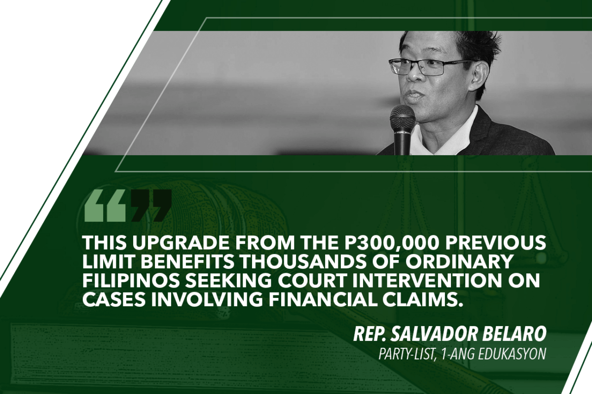 BELARO LAUDS HIGH COURT REFORMS IN SMALL CLAIMS CASES, BAR EXAMS