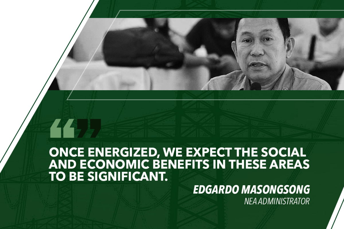 MORE AREAS TO BE ENERGIZED IN SARANGANI AND SOUTH COTABATO UNDER SEP – MASONGSONG