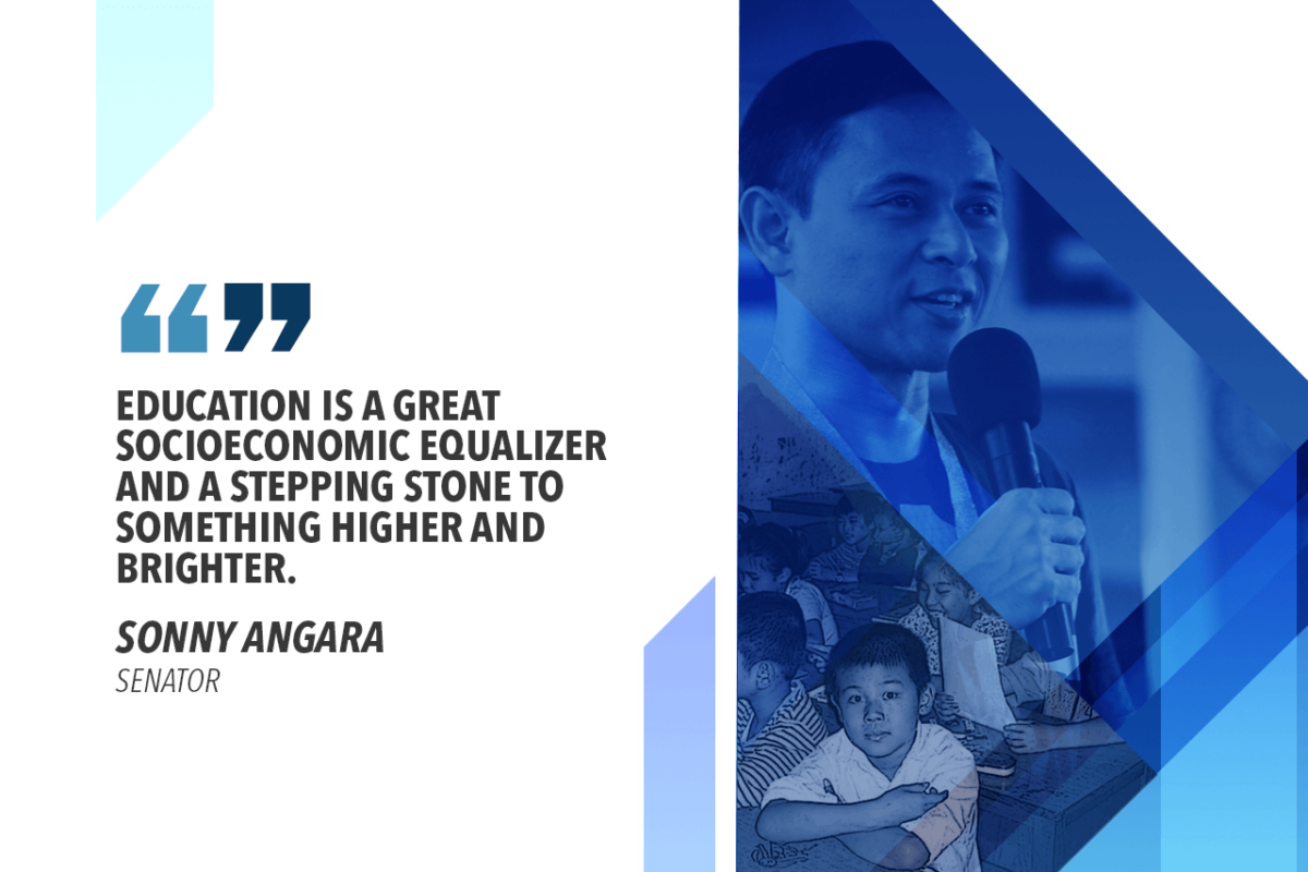 MAKE USE OF FREE PUBLIC EDUCATION – ANGARA