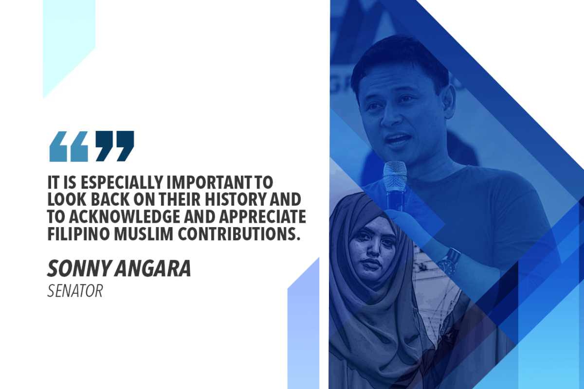 PH HISTORY, CULTURE INCOMPLETE WITHOUT FILIPINO MUSLIMS, IPs – ANGARA