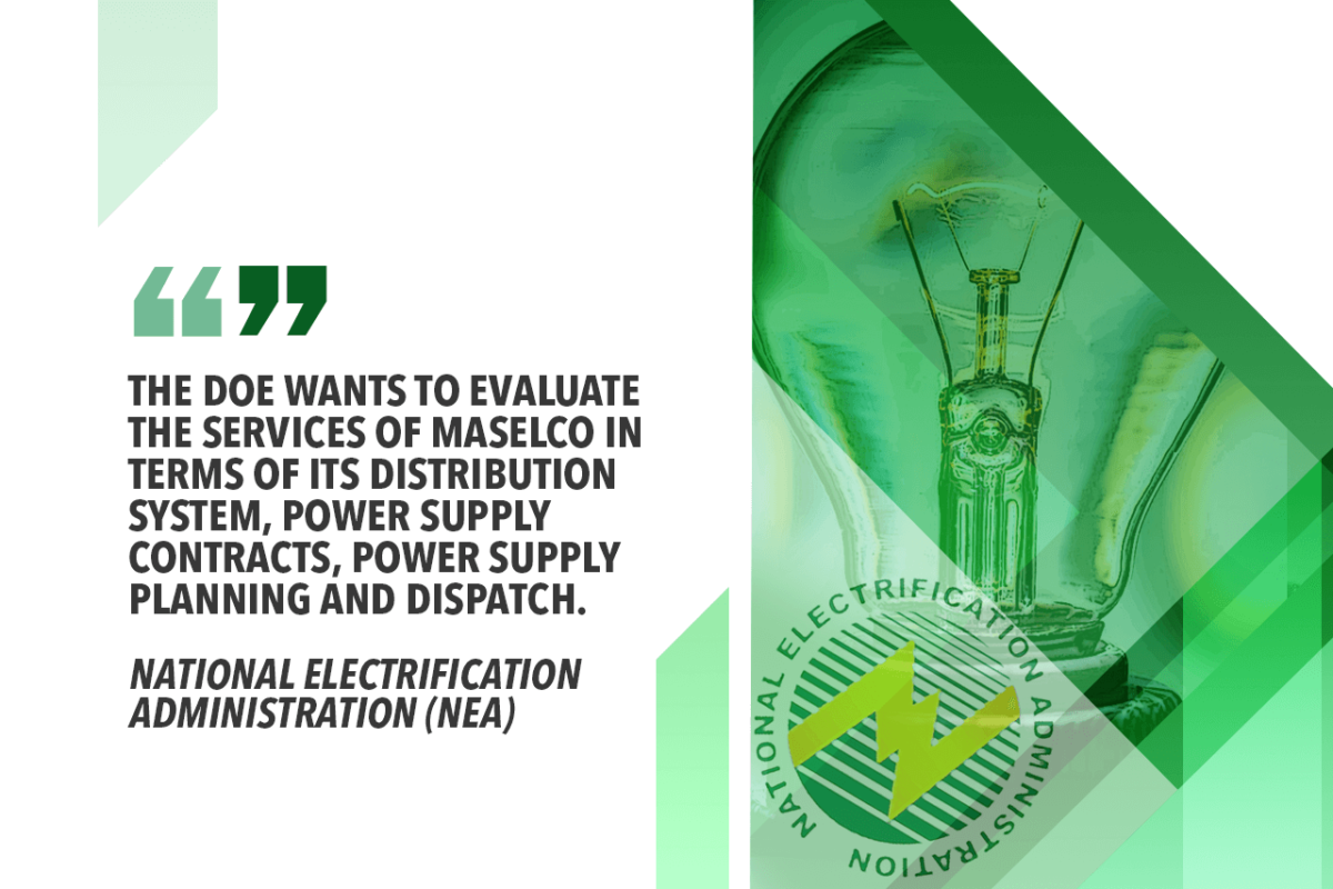 PROPOSALS MADE TO RESOLVE MASBATE POWER WOES – NEA