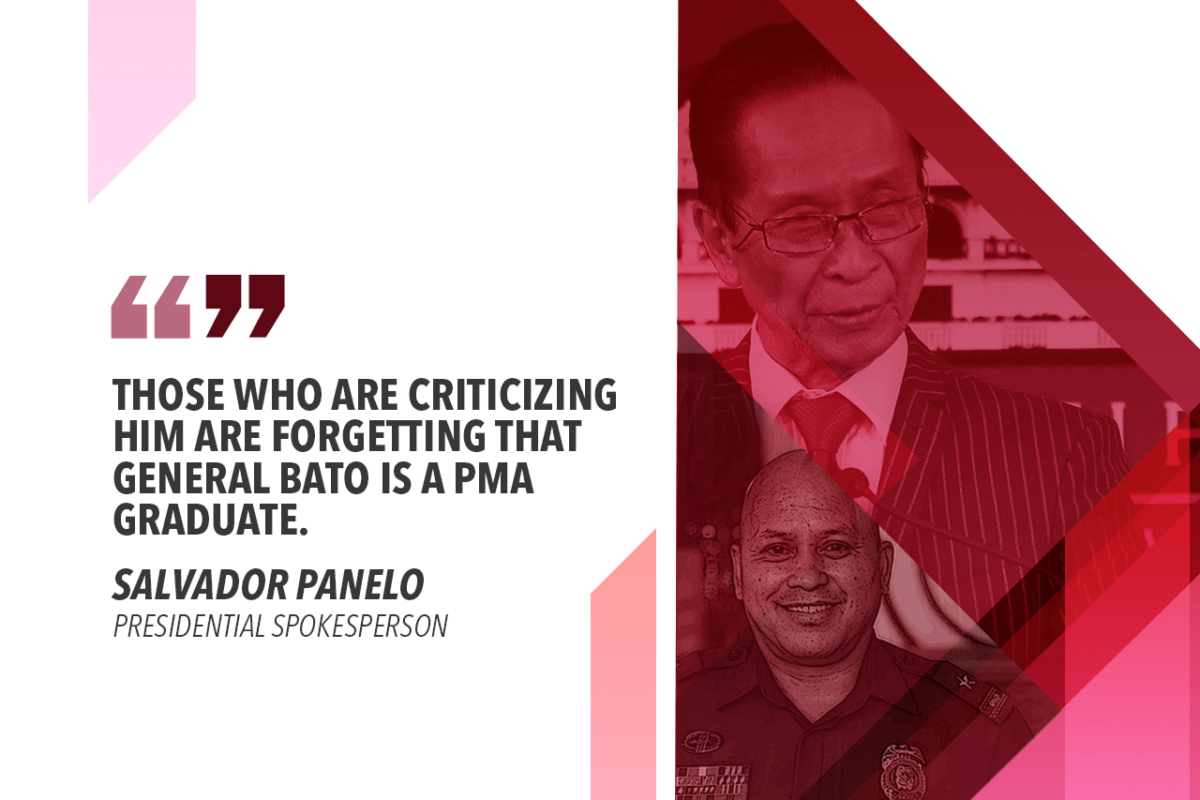 LET’S NOT UNDERESTIMATE GENERAL BATO – PANELO