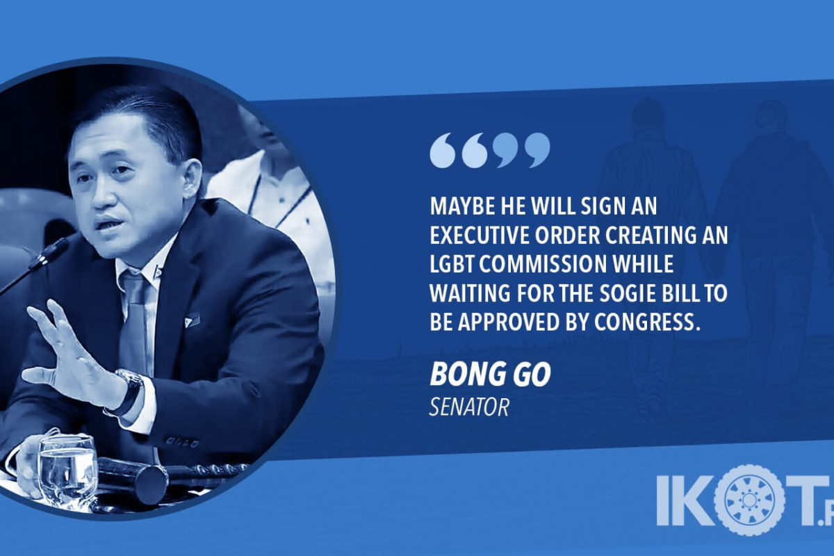 DUTERTE TO CREATE LGBTQ COMMISSION – GO