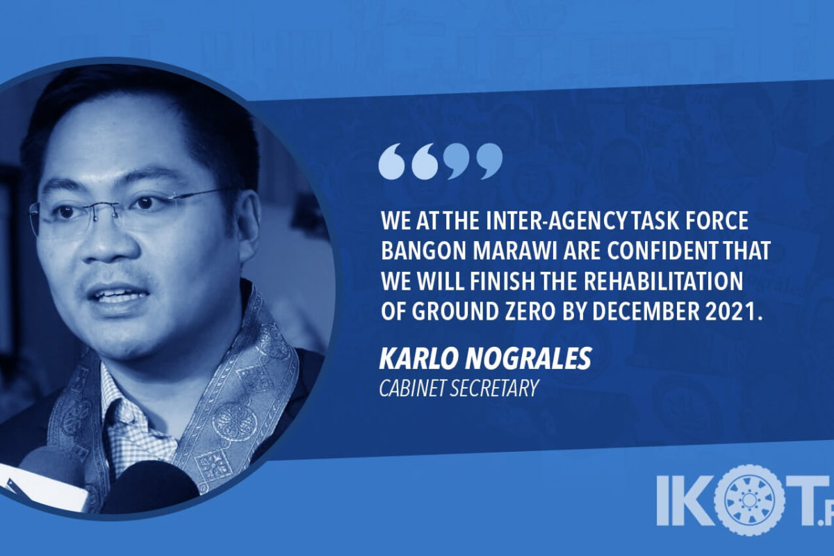 OFFICE OF CABINET SECRETARIAT, NGOS HOLD MARAWI OUTREACH — NOGRALES