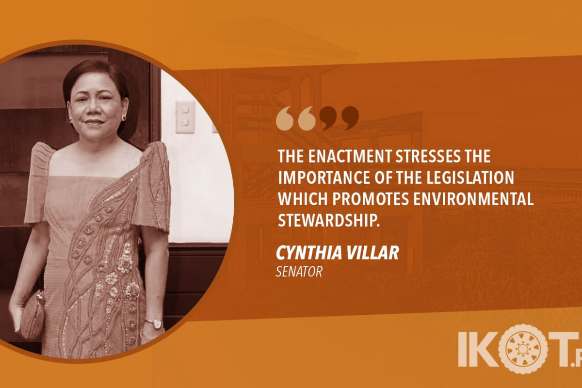 LAW DECLARING BALANGA CITY COASTAL SANCTUARY AS ECO-TOURISM SITE WILL REDOUND TO BATAAN ECONOMIC GROWTH – VILLAR