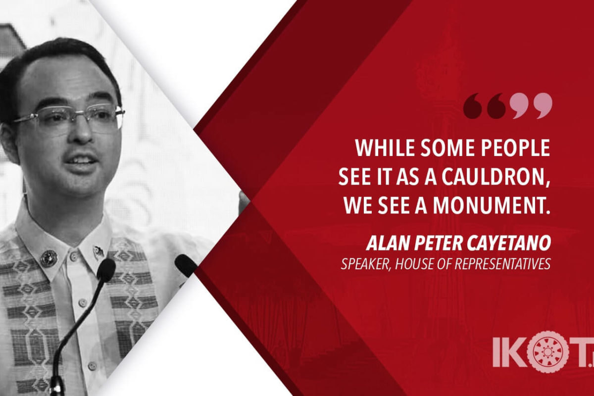 THE SEA GAMES CAULDRON IS A WORK OF ART – CAYETANO