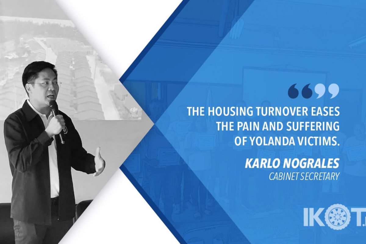 YOLANDA HOUSING FOR REGION 6 TOWNS 100% COMPLETE — NOGRALES