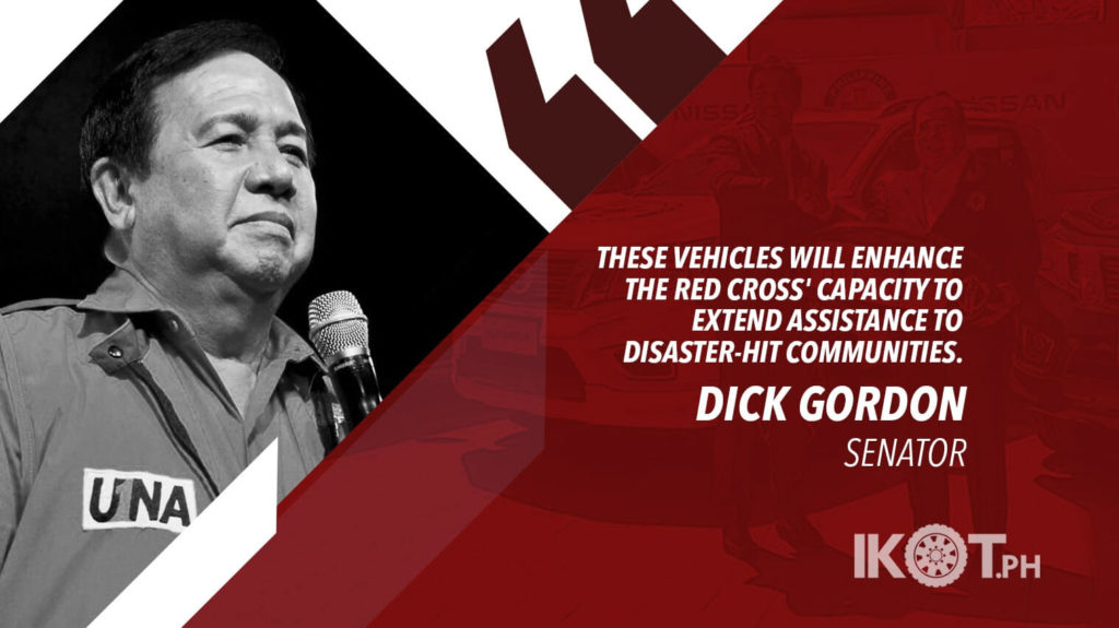 NISSAN DONATES 3 PICKUP TRUCKS TO RED CROSS GORDON — IKOT.PH