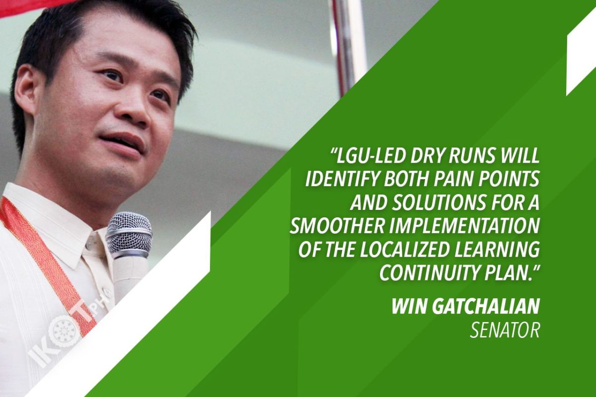 GATCHALIAN: CONDUCT DISTANCE LEARNING DRY RUNS BEFORE CLASSES START