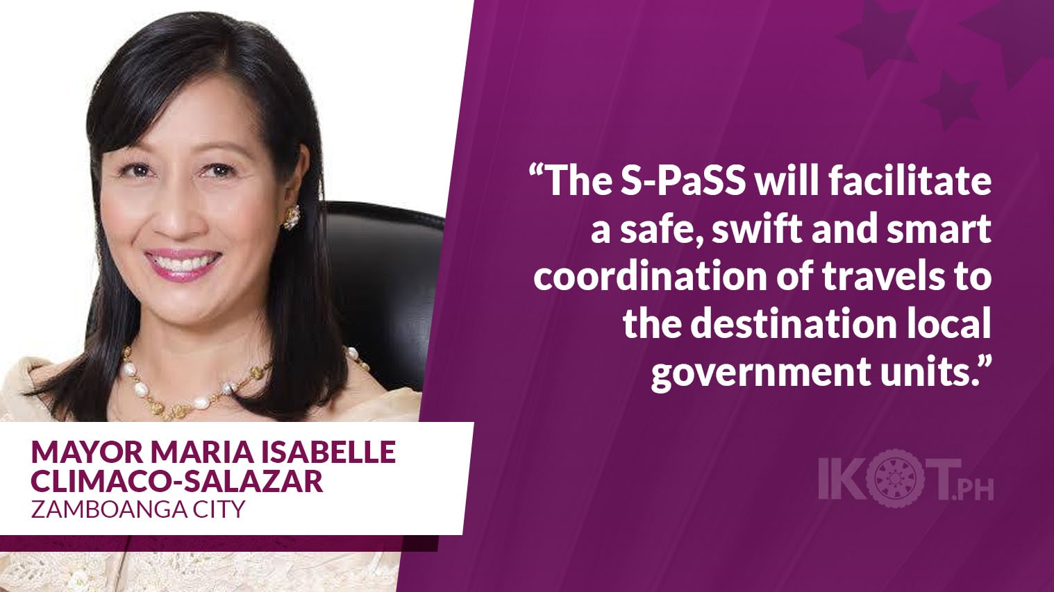 ZAMBOANGA CITY GOV’T TO VISITORS USE SPASS — IKOT.PH