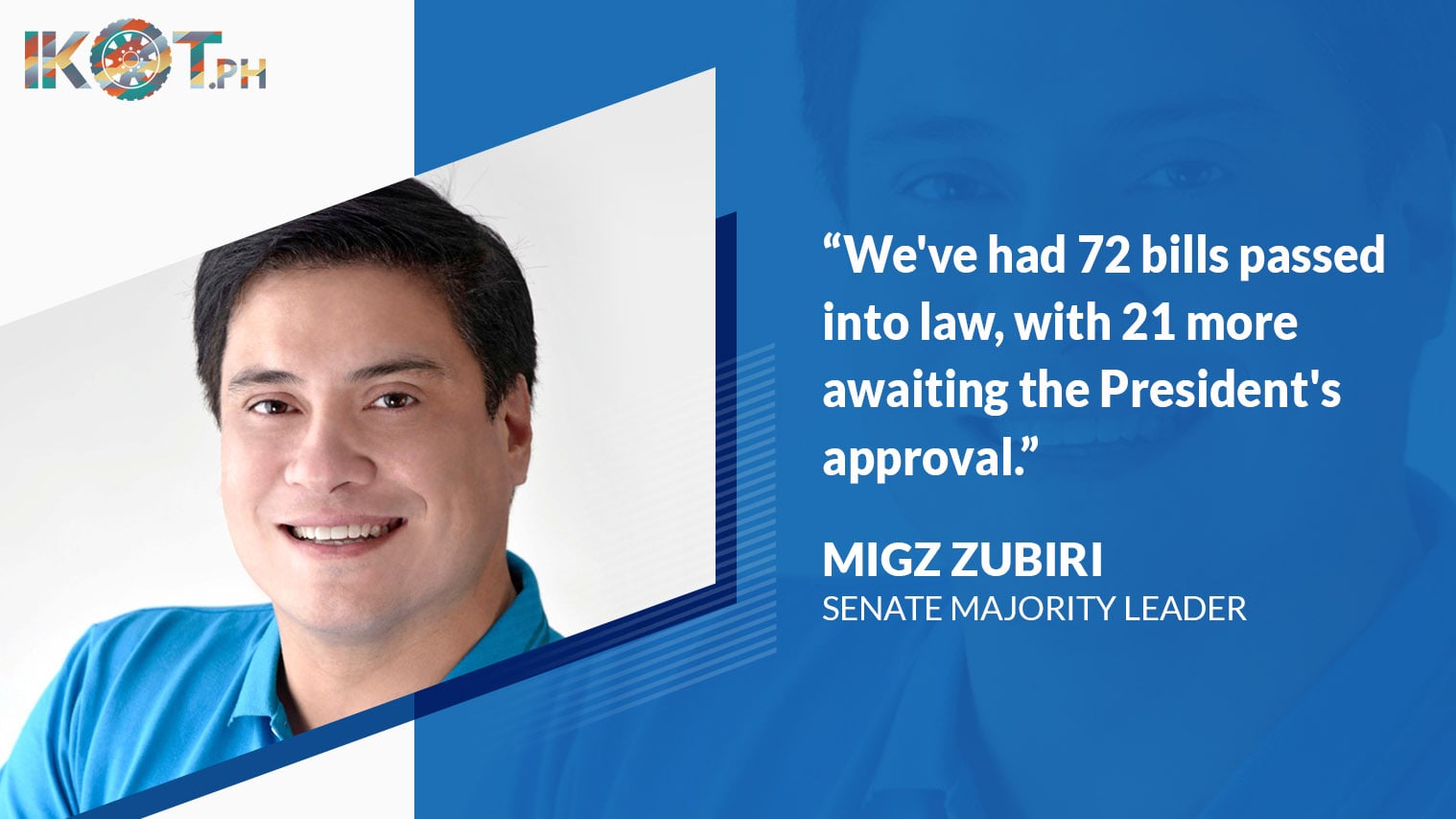 SENATE ADJOURNS WITH 72 BILLS PASSED INTO LAW — IKOT.PH