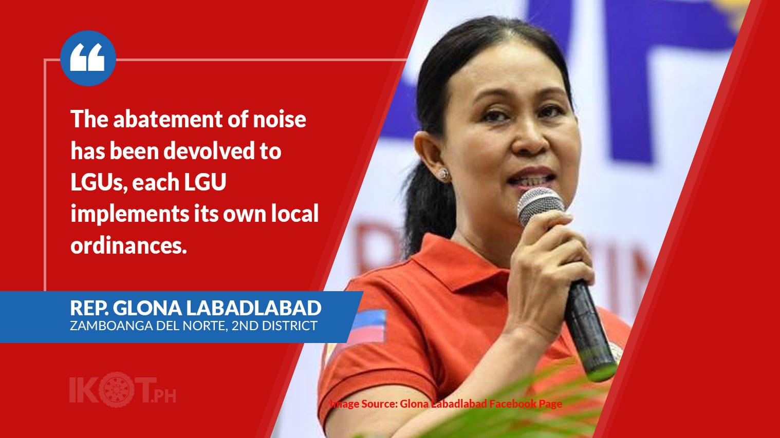 ANTINOISE POLLUTION BILLS GET HOUSE PANEL OK — IKOT.PH