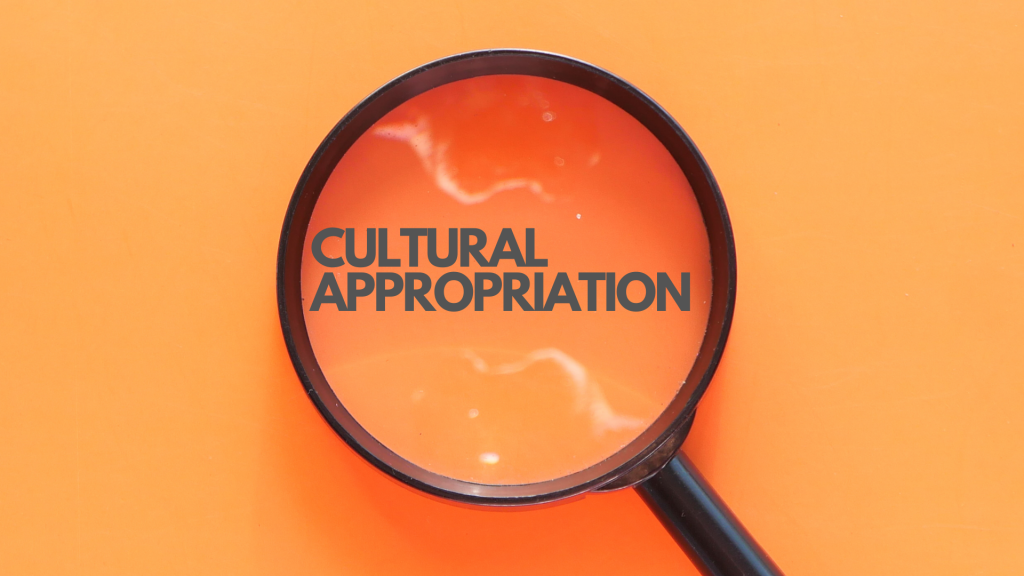 cultural appropriation text in a magnifying glass