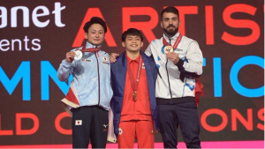 Carlos Yulo wins vault gold finals