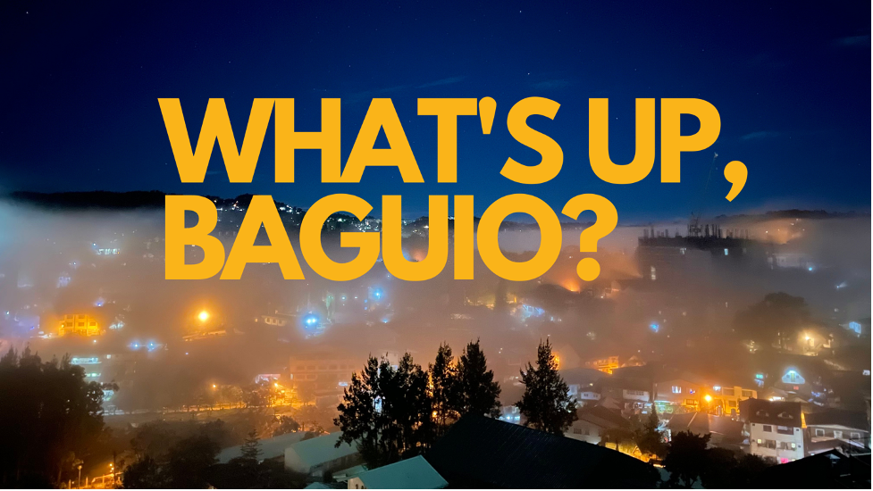 Baguio skyline at night