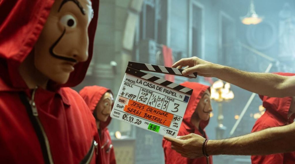 BTS of Money Heist