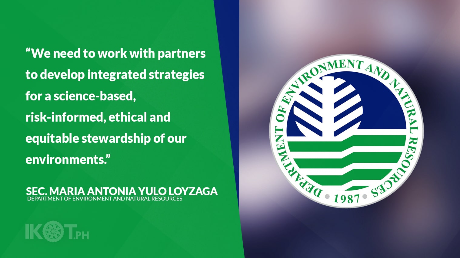 DENR FORUM GATHERS 200 ENVIRONMENT STAKEHOLDERS — IKOT.PH