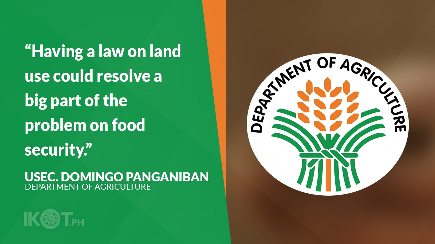 NAT’L LAND USE ACT TO PROTECT AGRI LANDS DA — IKOT.PH