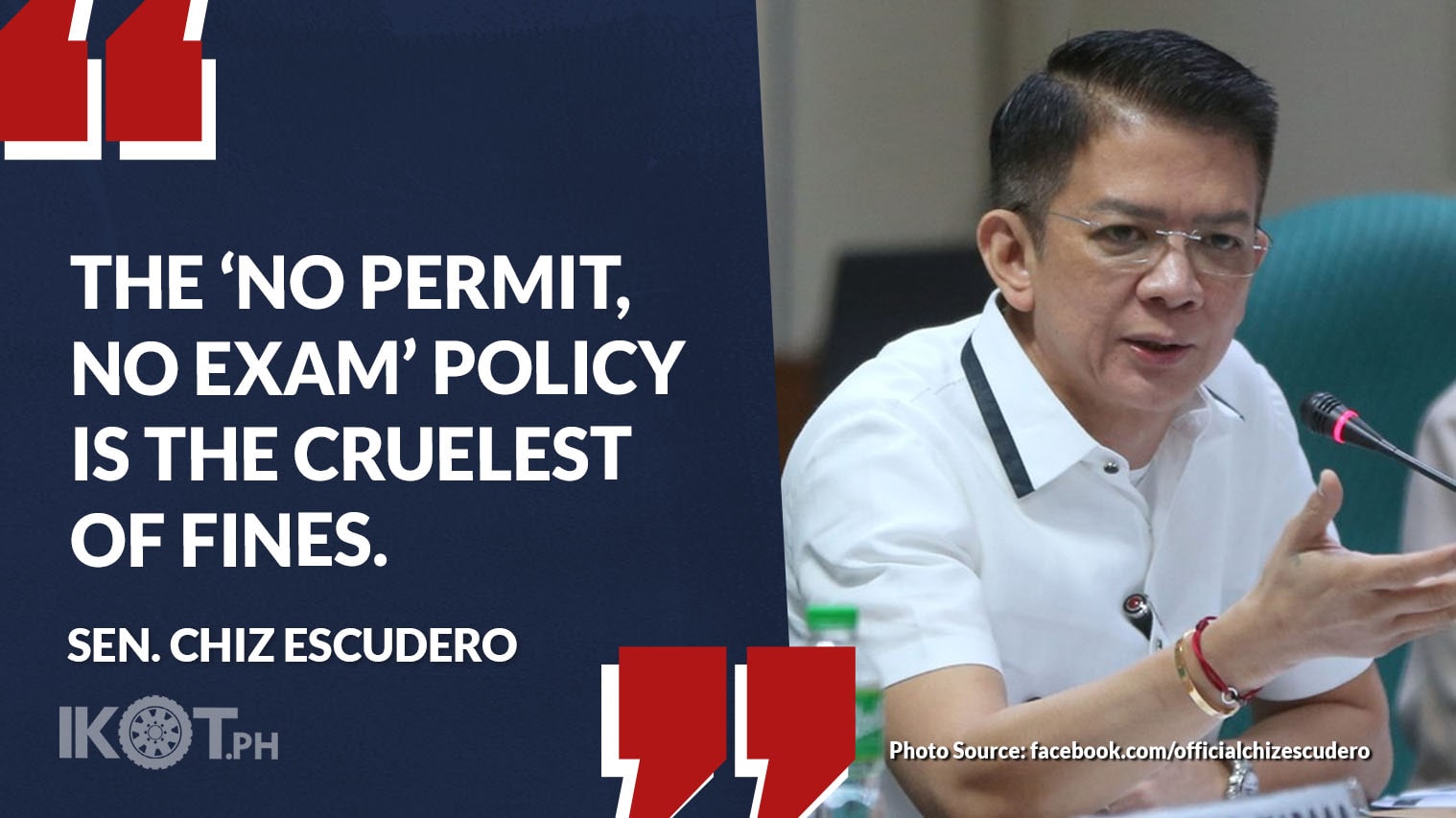 SENATE BILL VS ‘NO PERMIT, NO EXAM’ POLICY PUSHED — IKOT.PH