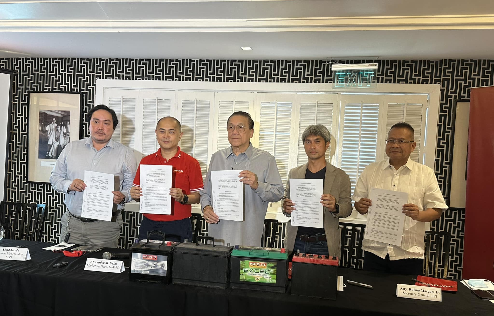 MOTOLITE, FPI PARTNER TO HELP ENSURE PROPER RECYCLING OF USED CAR