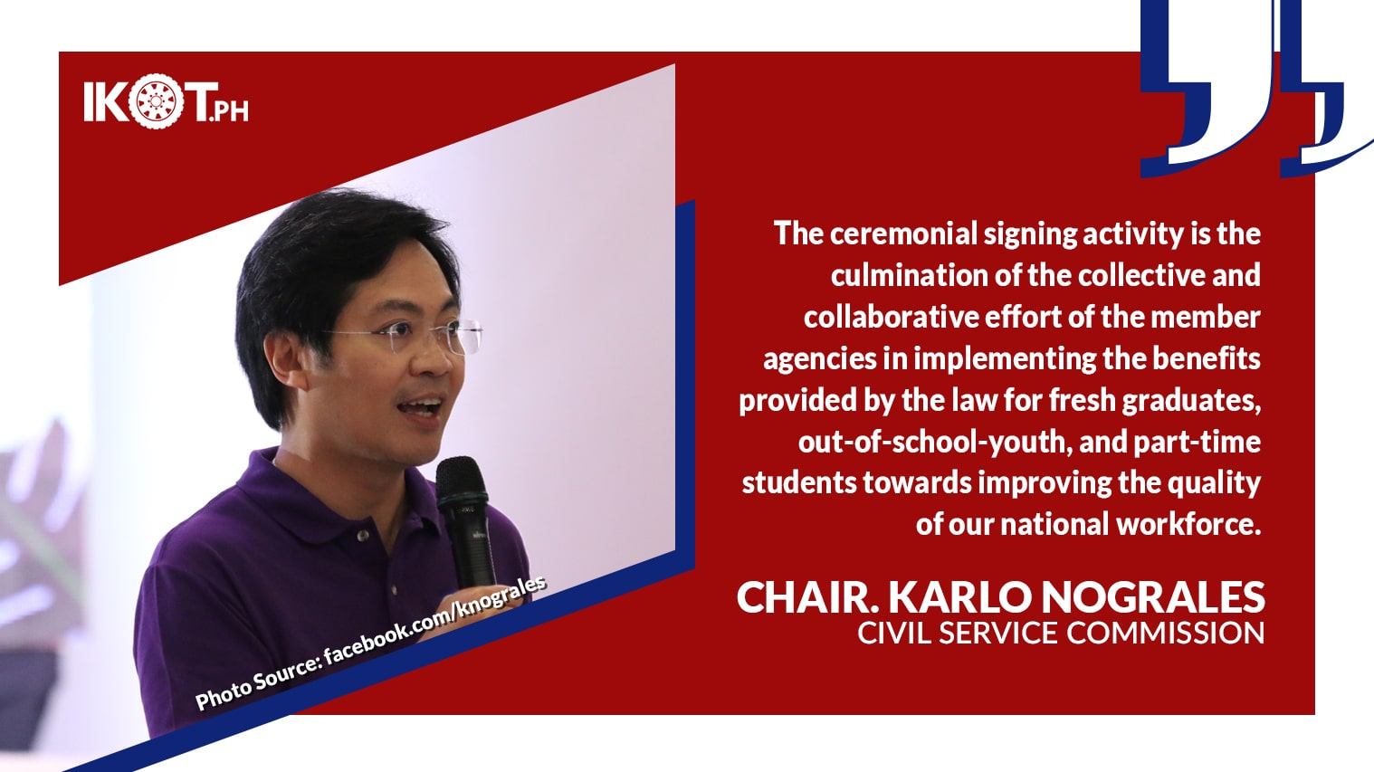 CSC SIGNS RULES FOR FIRST-TIME JOBSEEKERS’ LAW — IKOT.PH