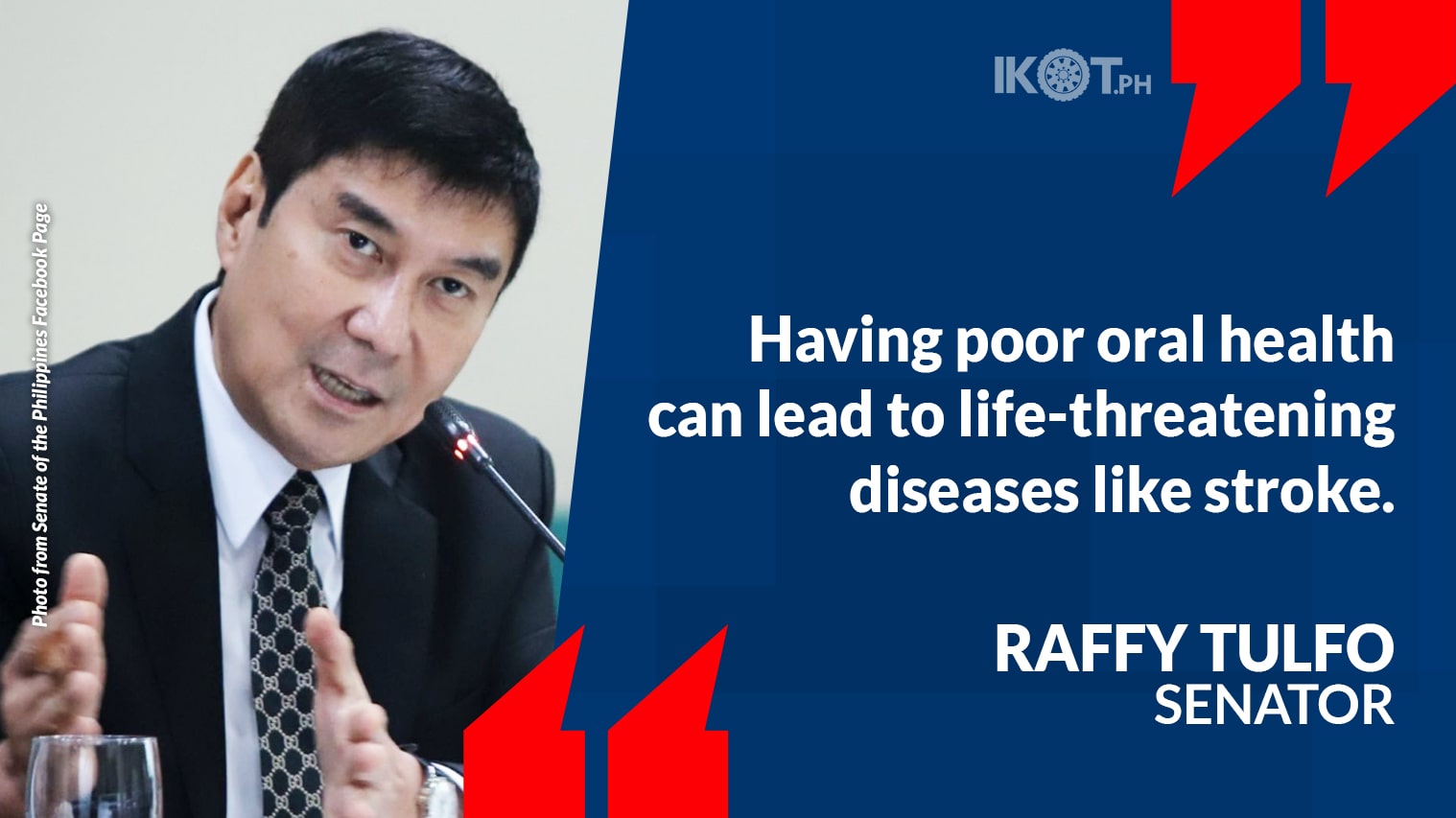 PHILHEALTH COVERED DENTAL CARE GETS SENATE SUPPORT — IKOT.PH